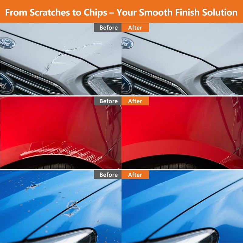 Gen2Magic Race Red Touch Up Paint Pen Kit for Ford [Clear Coat Included], PQ Color Match for Scratches, Rock Chips, Bumper Dings, Easy Scratch Repair & Rust Remover for Ford Owners - Image 3